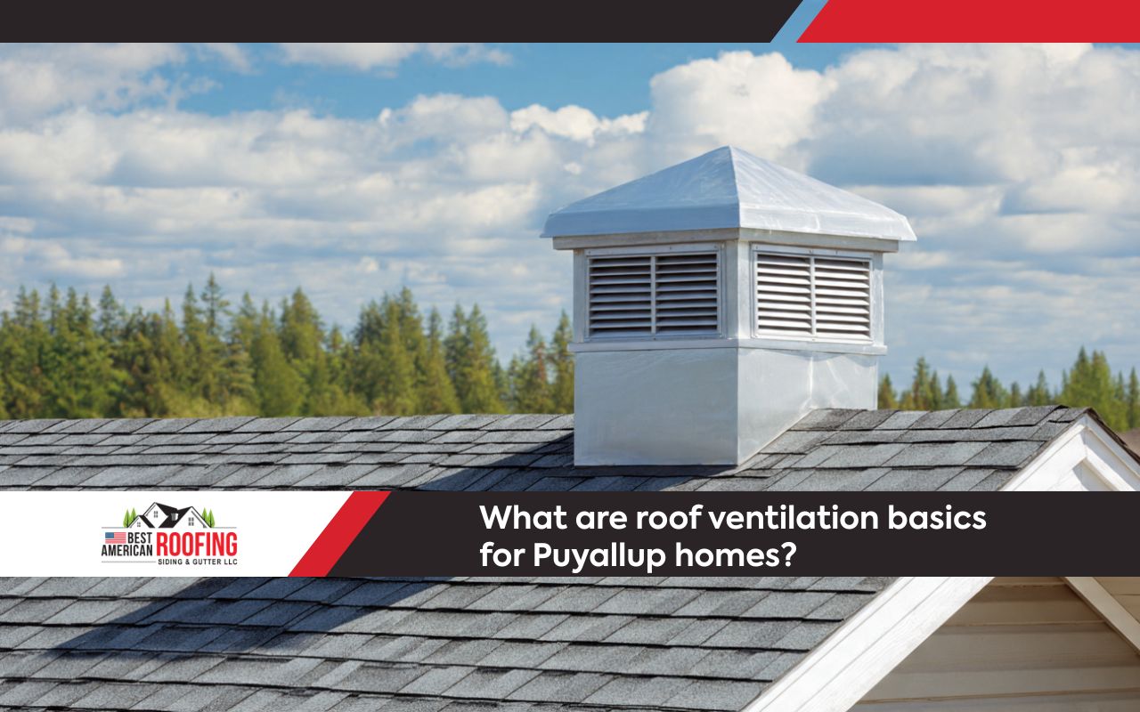 Attic airflow diagram showing Roof Ventilation Basics in Puyallup